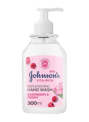 Johnson's Vita Rich Raspberry & Peon Hand Wash, White, 300ml