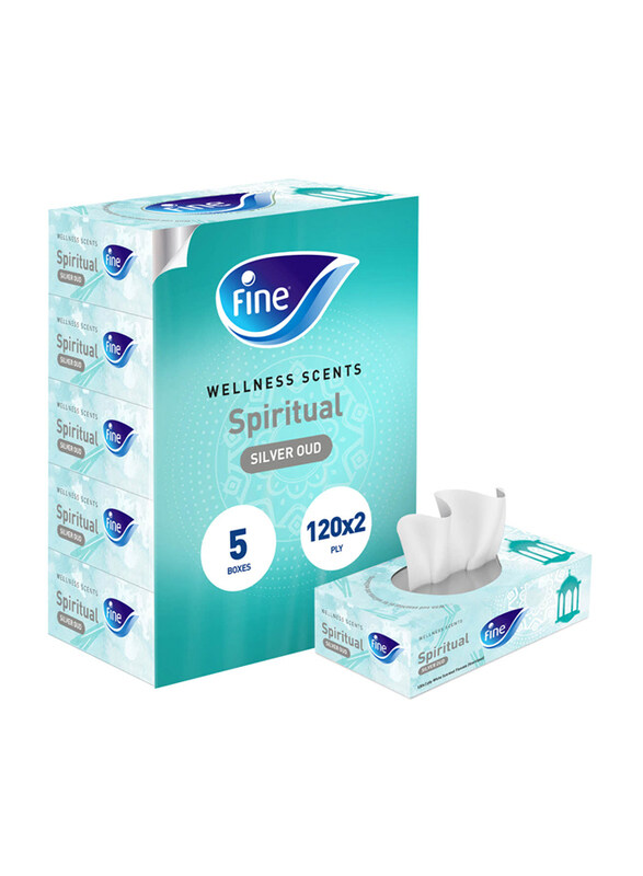 

Fine Silver Oud Facial Tissues, 5 x 100 Sheets
