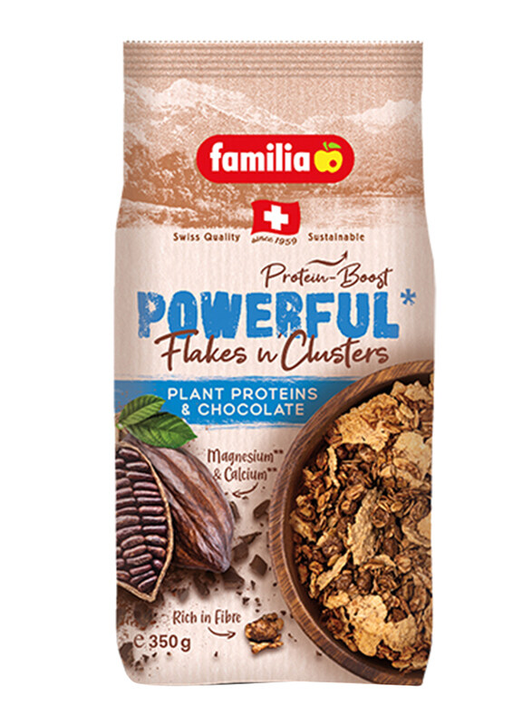 

Familia Powerful Flakes n Clusters Plant Proteins & Chocolate, 350g