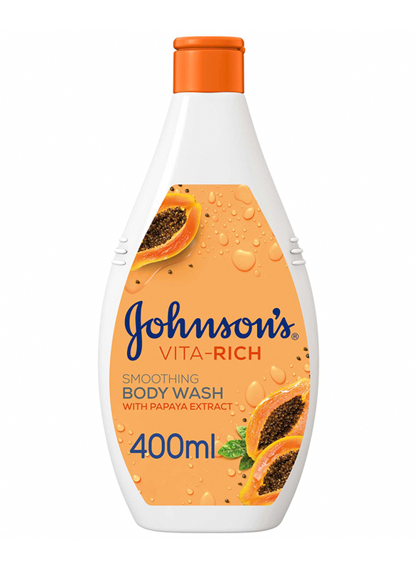 Johnson's Vita-Rich Papaya Body Wash, 400ml