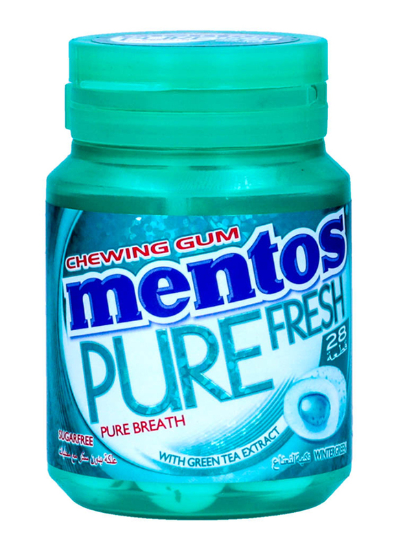Mentos Pure Fresh Winter Green Chewing Gum, 56g