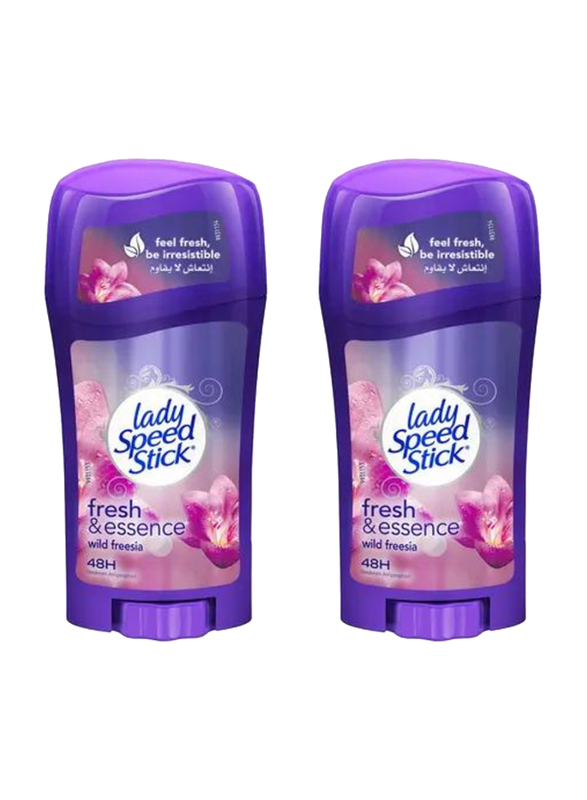 Lady Speed Stick Wild Freesia Deodorant Spray, 2 Piece