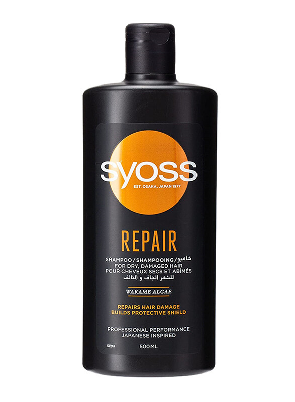 

Syoss Repair Therapy Shampoo for Damaged Hair, 500ml