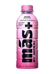 Mas+ By Messi Positive Hydration Drink, 500ml, Miami Punch