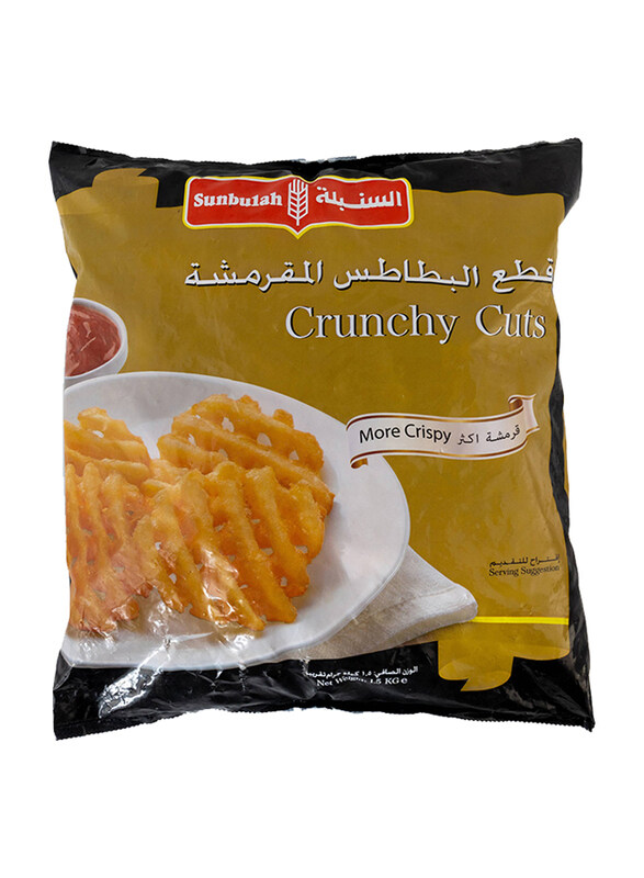 

Sunbulah Crunchy Cut Potato Fries, 1.5Kg