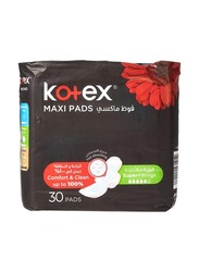 Kotex Designer Maxi Slim Super + Wings Sanitary Pads, 30 Pads