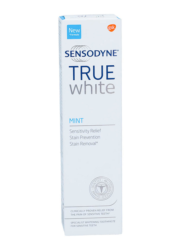 Sensodyne True White Mint Toothpaste, 75ml