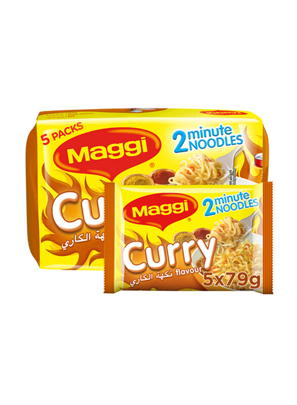 

Maggi Curry Flavour 2-Min Noodles, 5-Piece x 79g