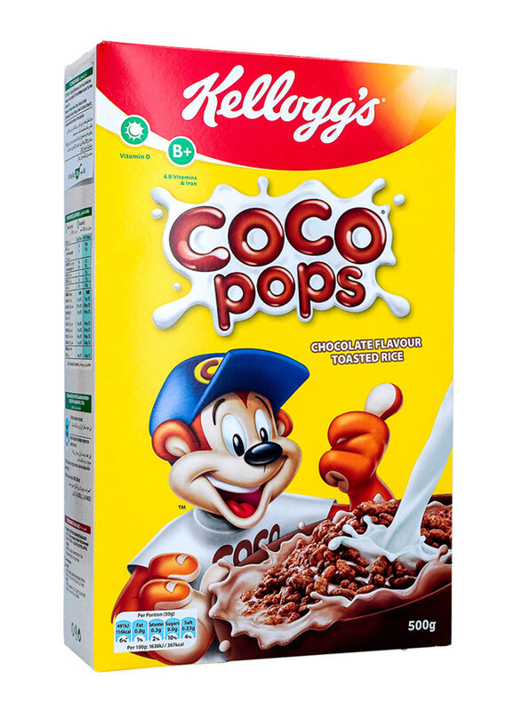

Kellogg's Choco Pops Toasted Rice, 500g