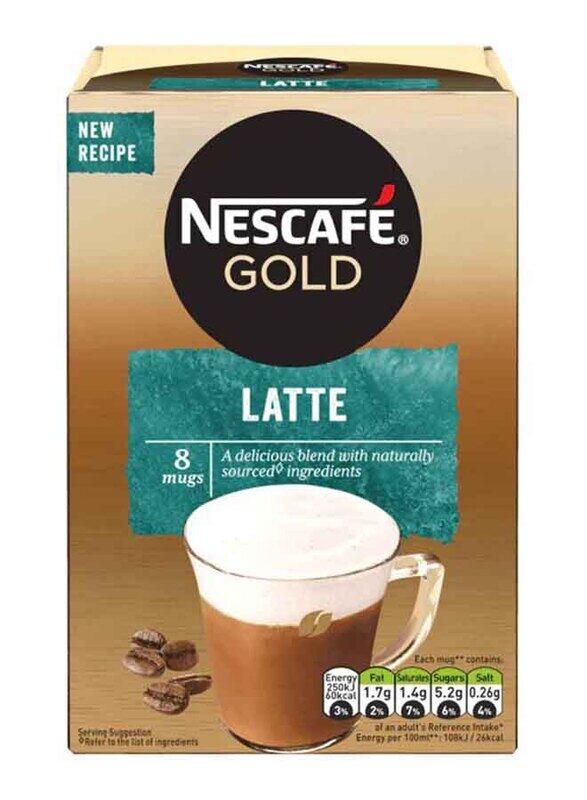 

Nescafe Gold Unsweetened Latte Instant Coffee, 10 Sachets x 18g