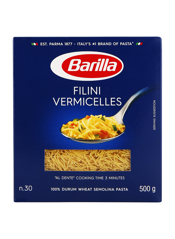 Barilla Filini Vermicelles N 30 Pasta, 500 g