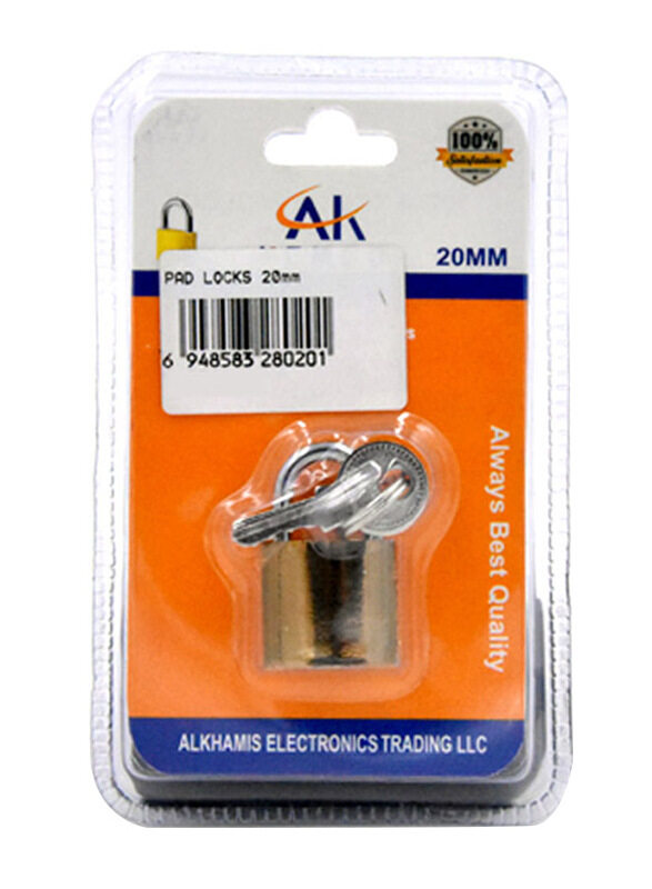 

Ak Kemco Pad Lock, 20mm, Multicolour