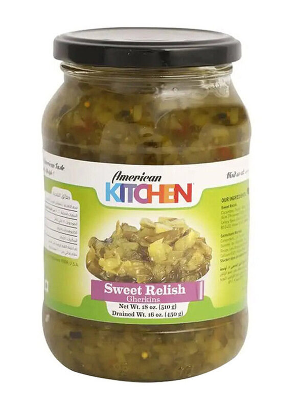 

American Kitchen Sweet Relish Gherkins, 16oz