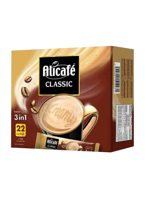 Alicafe Classic 3-In-1 Regular Instant Coffee, 20 gm