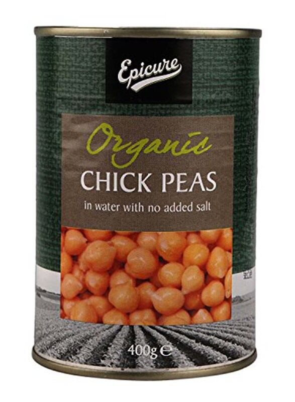 

Epicure Organic Chickpeas In Water With No Added Salt & Artificial Additives, 400g