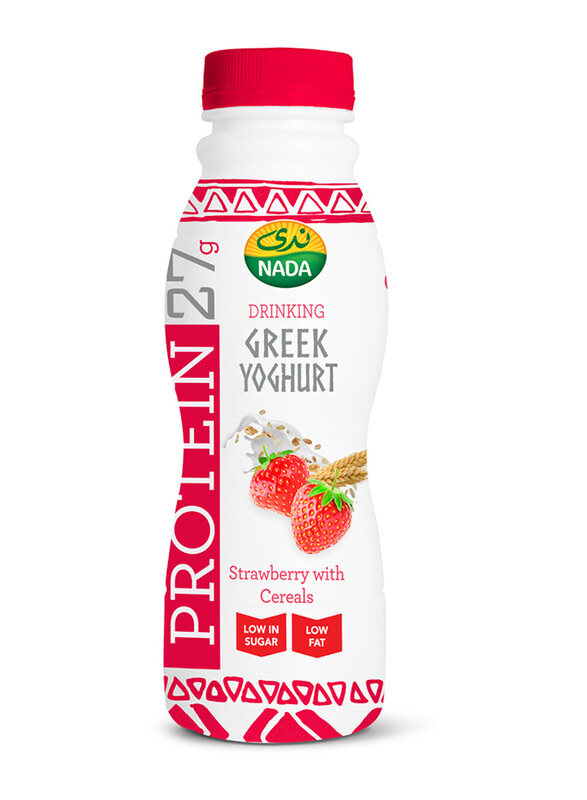 

Nada Low Fat Protein Strawberry Greek Yogurt Drink with Cereal, 330ml