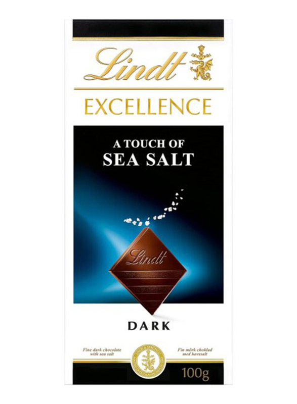 Lindt Excellence Sea Salt Dark Chocolate, 100g