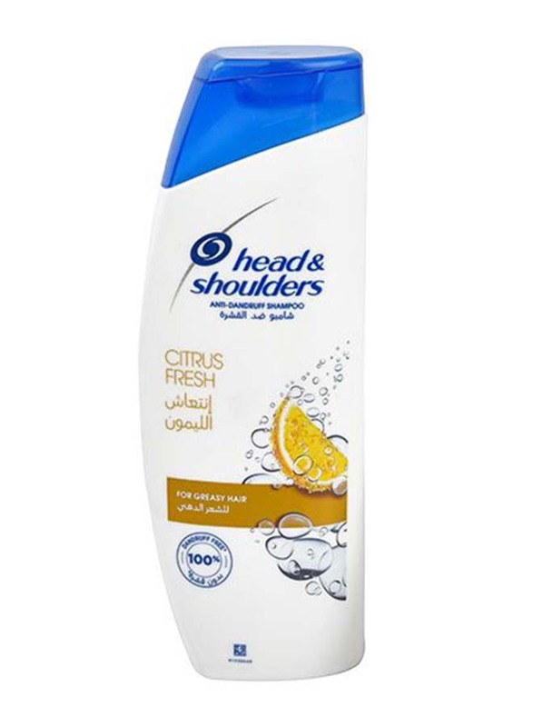 Head & Shoulders Citrus Fresh Anti-Dandruff Shampoo for Greasy Hair, 400ml