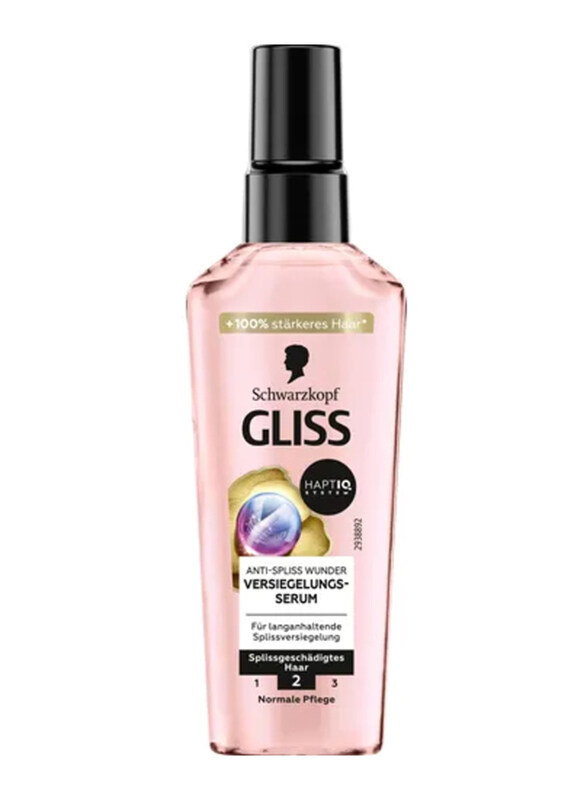 

Schwarzkopf Gliss Medium Care Sealing Serum for Damaged & Split Hair, 75ml