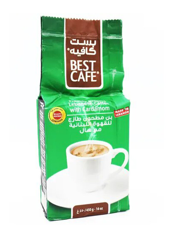 

Maatouk Best Cafe Freshly Ground Lebanese Coffee with Cardamom, 450g