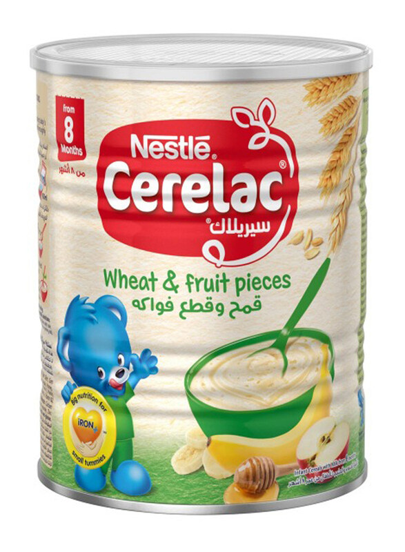 

Nestle Cerelac Wheat & Fruits Pieces, 400g