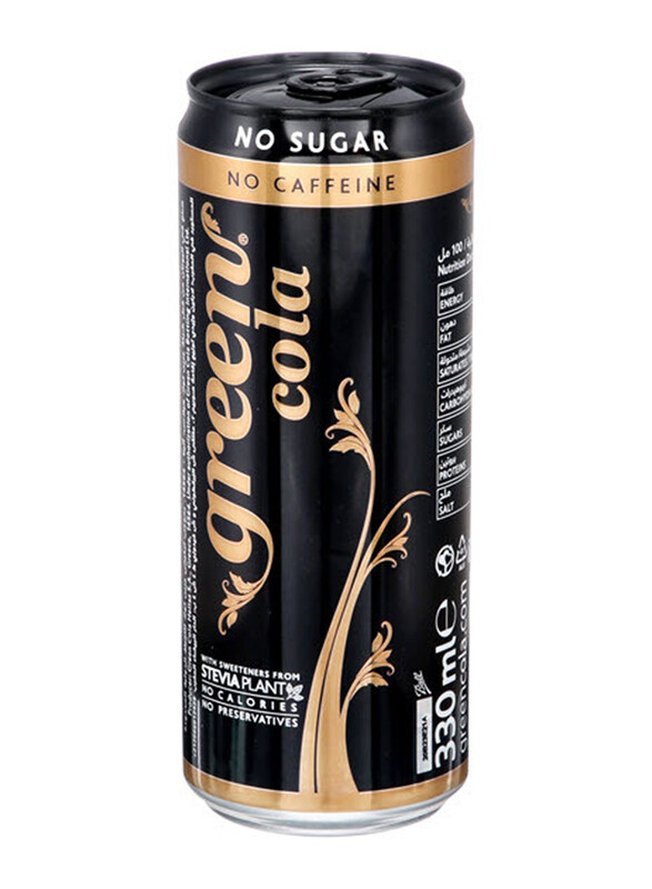 

Green Cola Sugar & Caffeine Free Carbonated Drink with Stevia, 330ml