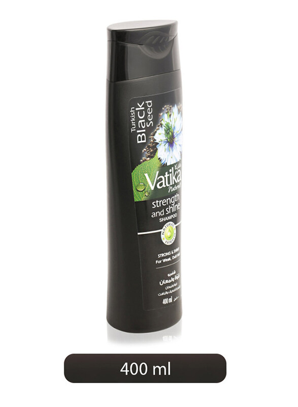 

Vatika Turkish Black Seed Shampoo for Damaged Hair, 400ml