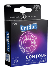 Unidus Contour Condom, 3 Pieces