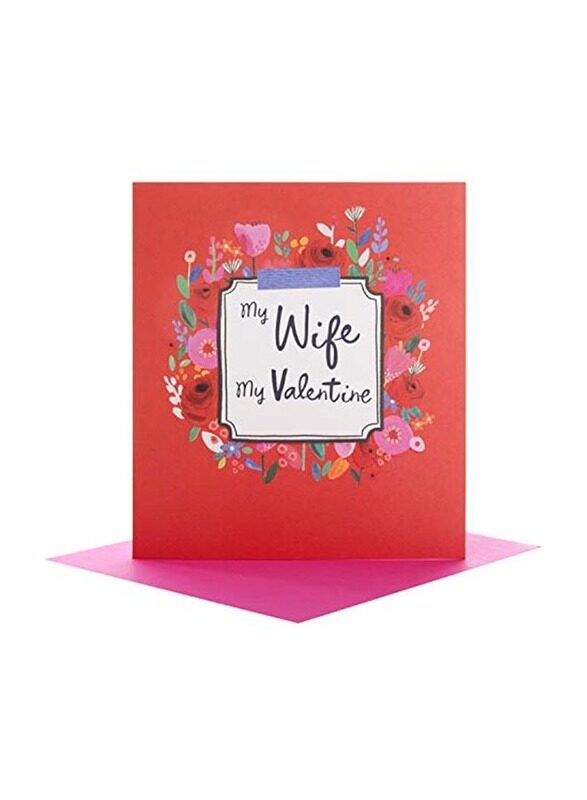 

Hallmark My Wife My Valentine's Day Card, 50, Multicolour