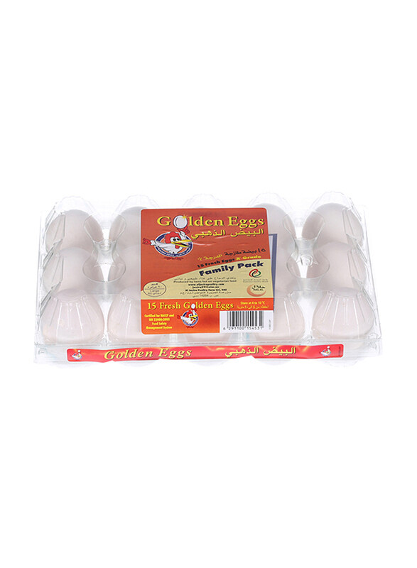 

Al Jazira Family Pack Golden Eggs, 15 Pieces