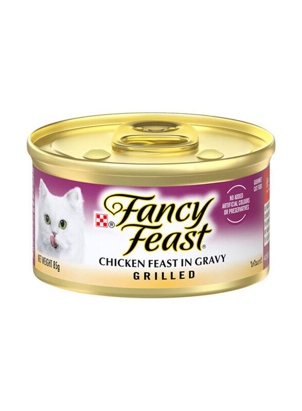 

Fancy Feast Grilled Chicken Feast in Gravy Cat Wet Food, 85g