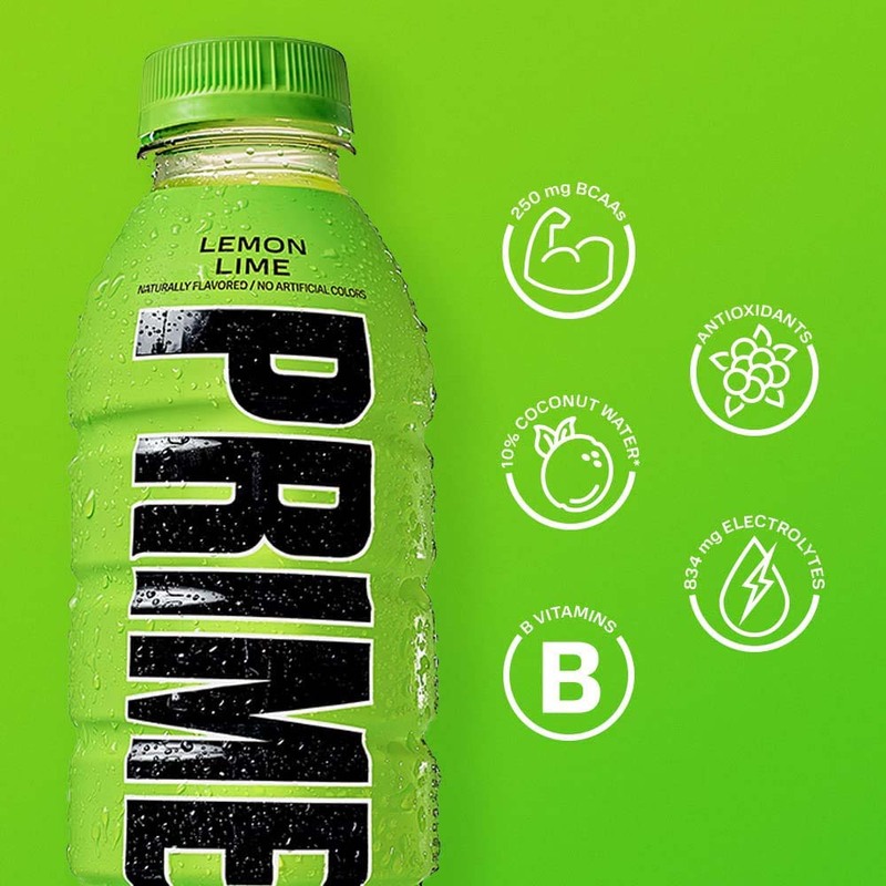 Prime Hydration Drink, 500ml, Lemon Lime