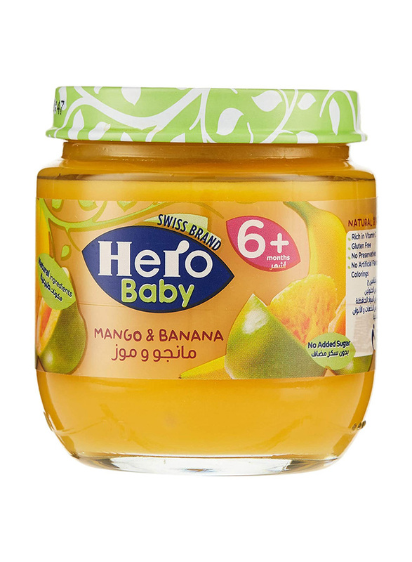 Hero Baby Mango Banana Jar, 125g