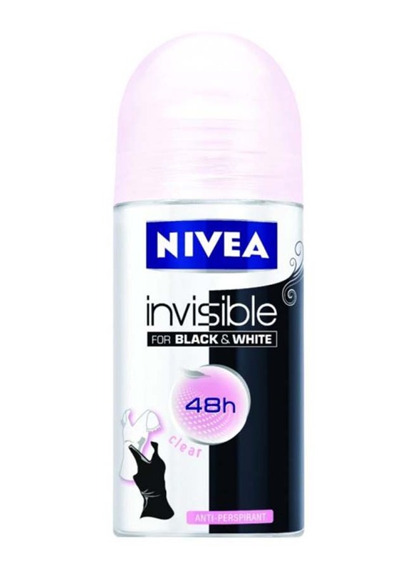 Nivea Invisible For Black & White Original Roll On Deodorant for Women, 50ml