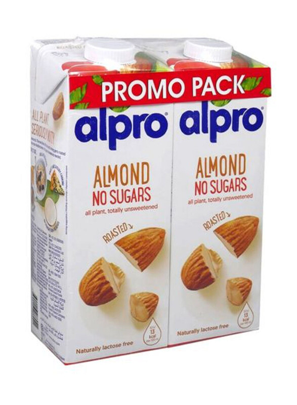 

Alpro Almond Unsweetened Soya Milk, 2 x 1 Liters