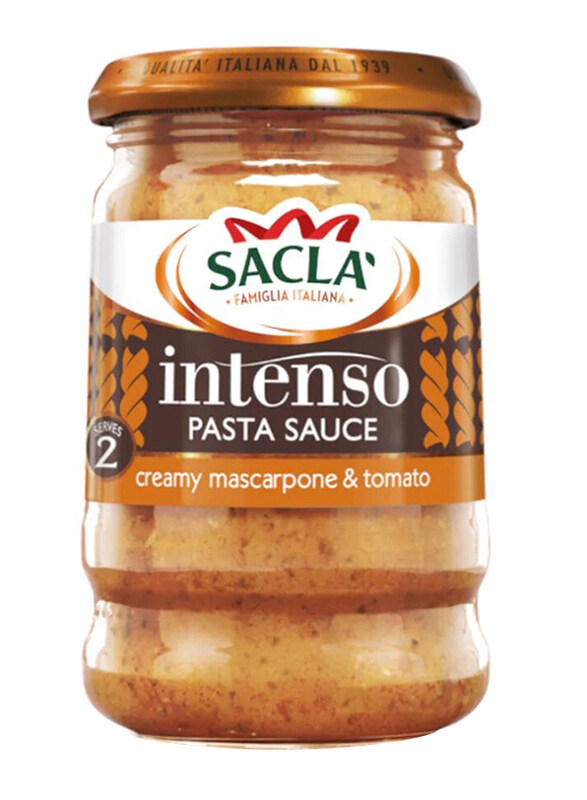 

Sacla Inlenso Creamy Mascarpone & Tomato Pasta Sauce, 190g