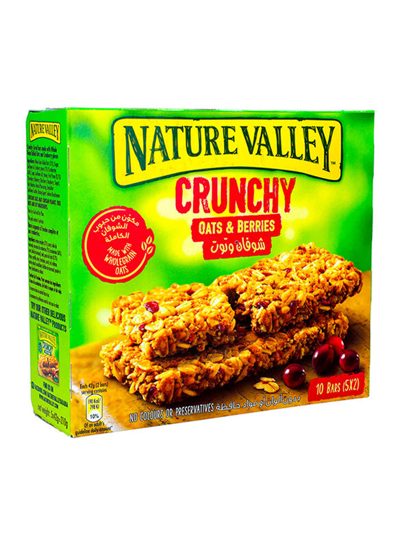 

Nature Valley Crunchy Oats & Berries Bars, 5 Packs x 42g