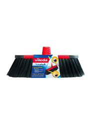 Vileda Indoor Broom Bumper with Stick, Red