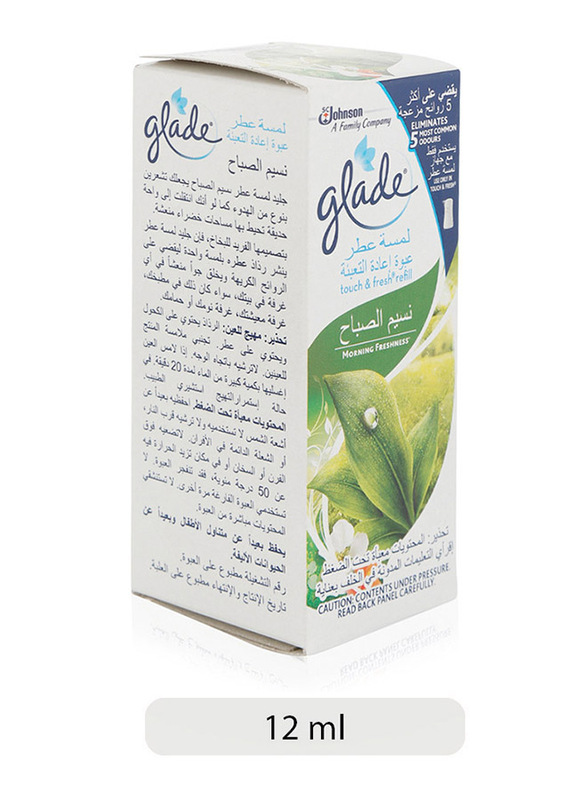 Glade Touch and Fresh Morning Air Freshener Refill, 12ml