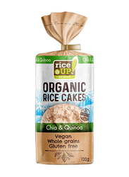 Rice Up Organic Rice Brown Rice Cakes, 120g