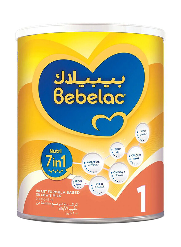 

Bebelac Nutri 7 in 1 Stage 1 Infant Formula Based Cow Milk, 400g