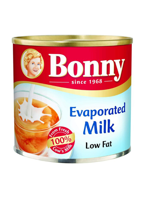 Bonny Low Fat Evaporated Milk, 395g