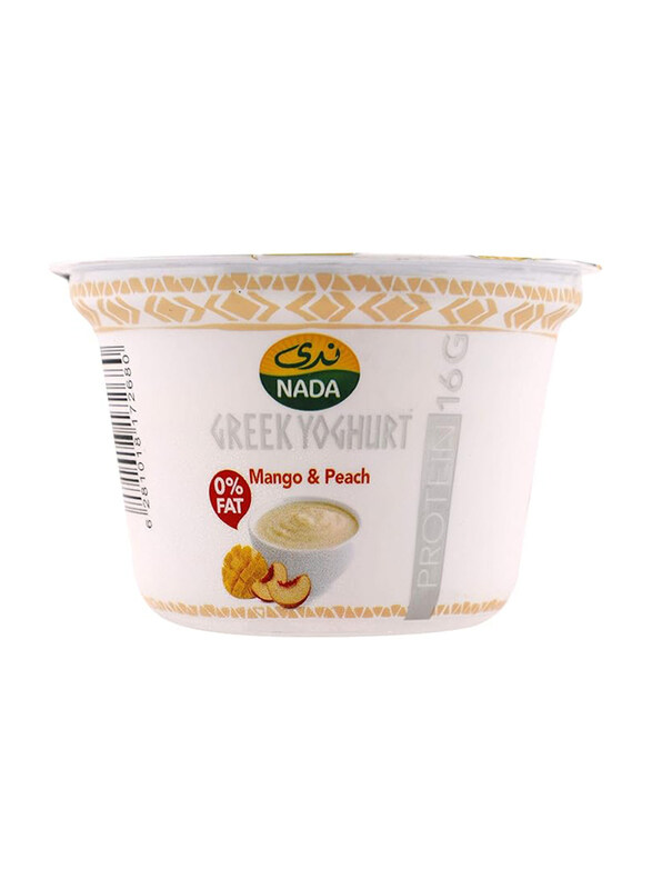 

Nada Greek Mango Peach 0% Fat Yogurt, 160g