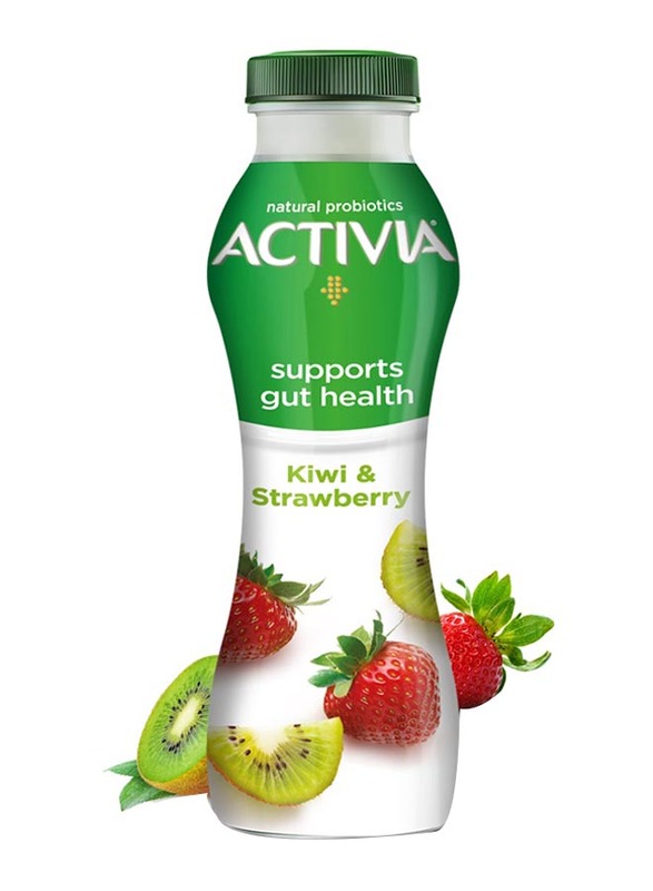 Activia Yoghurt GO Strawberry & Kiwi, 180ml