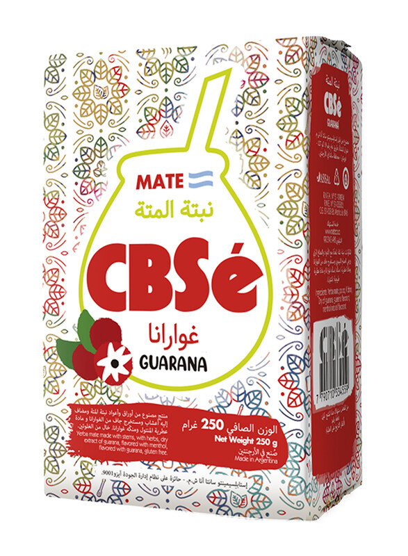 

CBSe Yerba Mate Guarana Energy Herbal Drink, 250g
