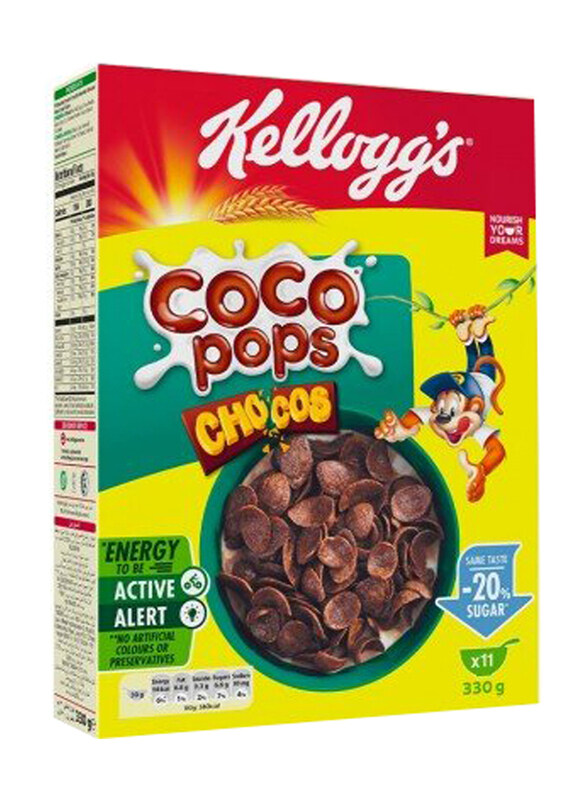 

Kellogg's Coco Pops Chocos Cereal, 330g