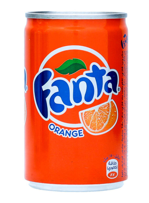 

Fanta Orange Carbonated Soft Drink Can, 150ml