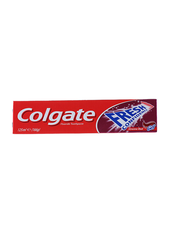 

Colgate Fresh Confident Extreme Red Toothpaste Gel, 125ml