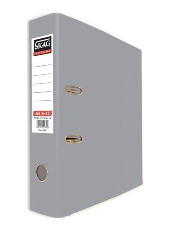 

Skag Lever Arch PP Box File, Grey