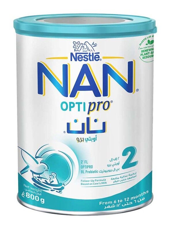 

Nestle NAN 2 Optipro Follow Up Formula Milk, 6-12 Months, 800g